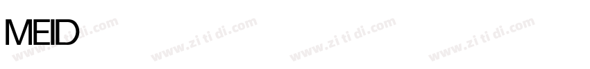 MEIDITYPE MEDIUM MEI字体转换